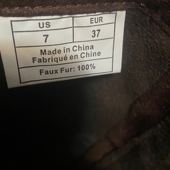 ‼️Beautiful Brown Zip Boots - Picture 2 of 3